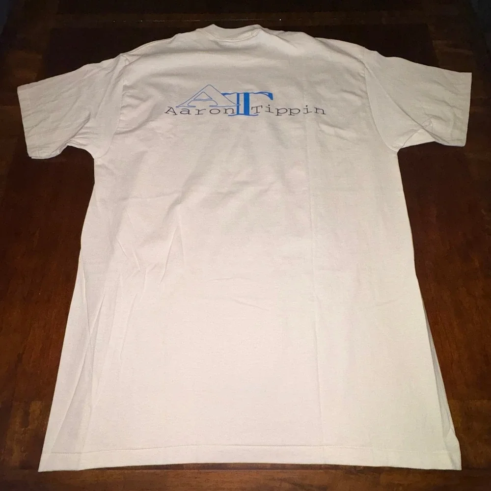 Aaron Tippin 1997 Country Music‎ Promo Tee Signed USA Vintage XL
